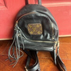 Black Mini Backpack